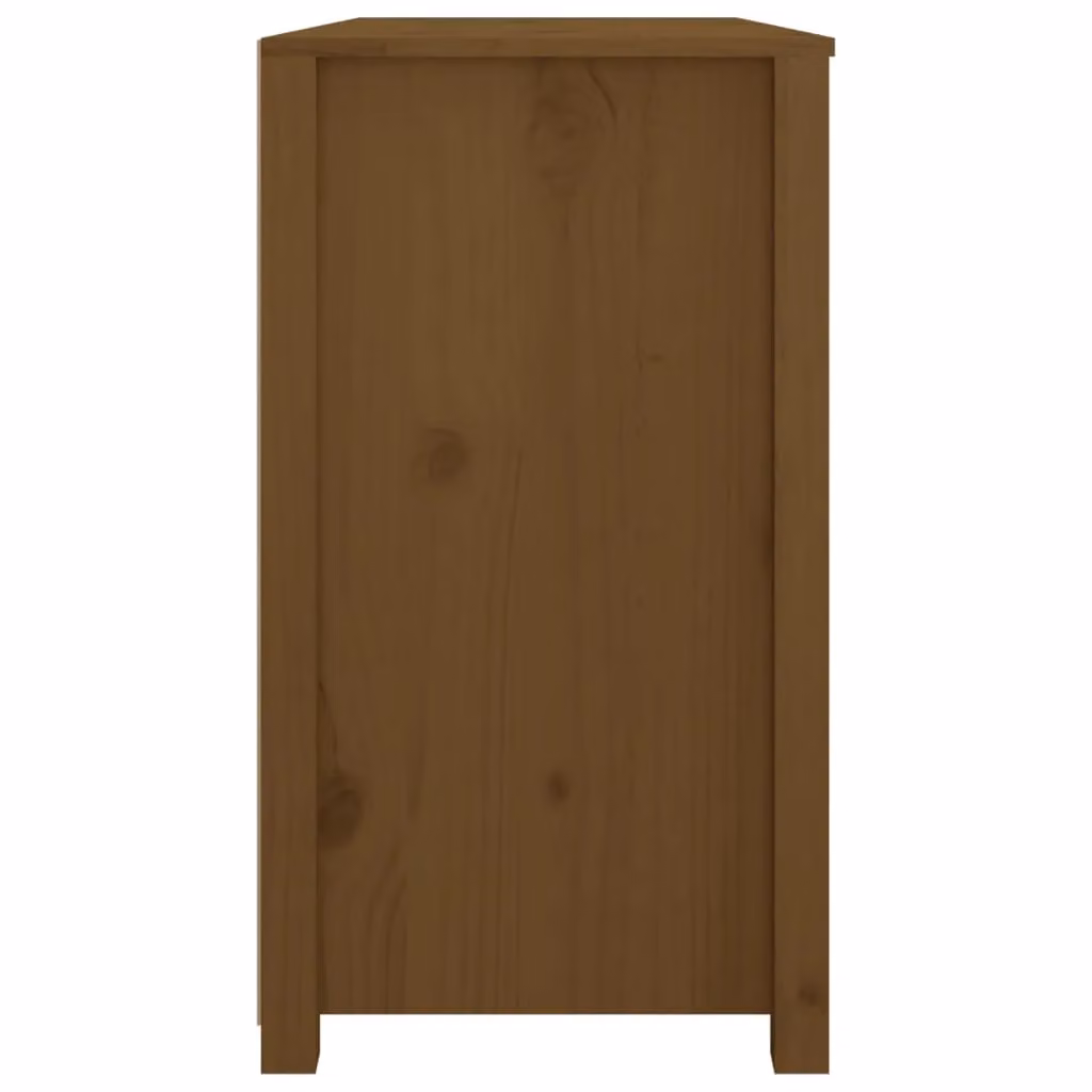 Berkfield Home Rustic Side Cabinet in Honey Brown Solid Pine Wood, W: 100 cm, D: 40 cm, H: 72 cm – 3