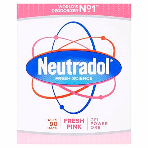 Neutradol Pink Gel Air Freshener in White