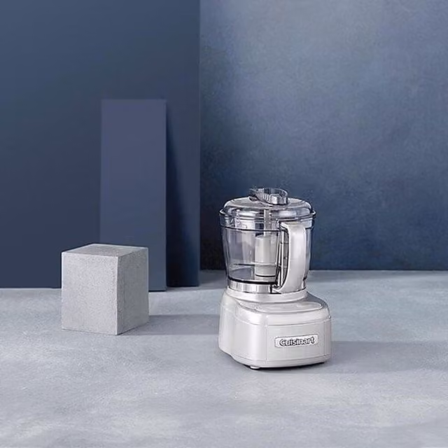 Cuisinart Mini Prep Pro Food Processor in White and Silver with Dishwasher Safe Plastic Parts