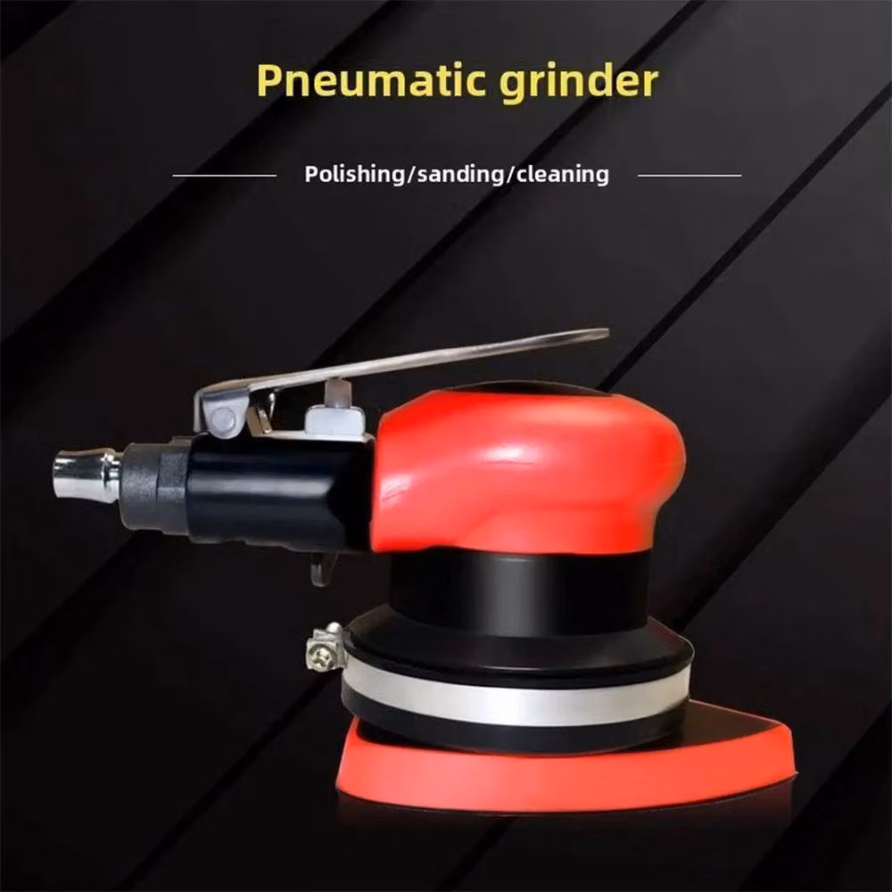 SPETLEK Red Pneumatic Triangle Long Air Powered Sander Polisher W/D/H: 1000 x 40 x 6.2 mm – 4