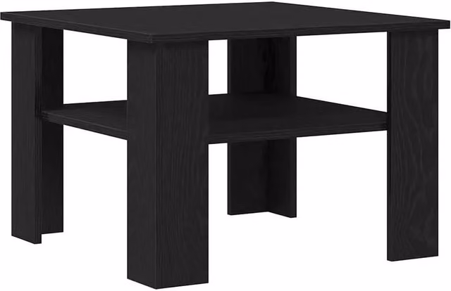 Kelvenix Modern Square Coffee Table in Black Oak Matt Finish – 1