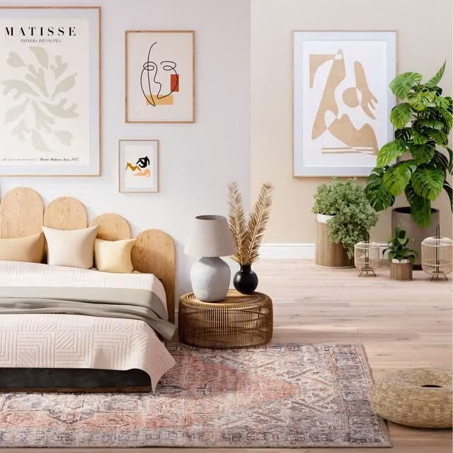 The Rug House Terracotta Traditional Washable Oriental Area Rug, Orange and Multicolour, W: 290 cm, D: 200 cm