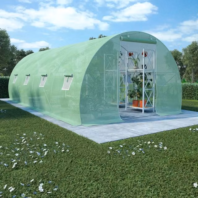 Berkfield Home Green Freestanding Greenhouse with W/D/H: 600 x 300 x 200 cm – 1
