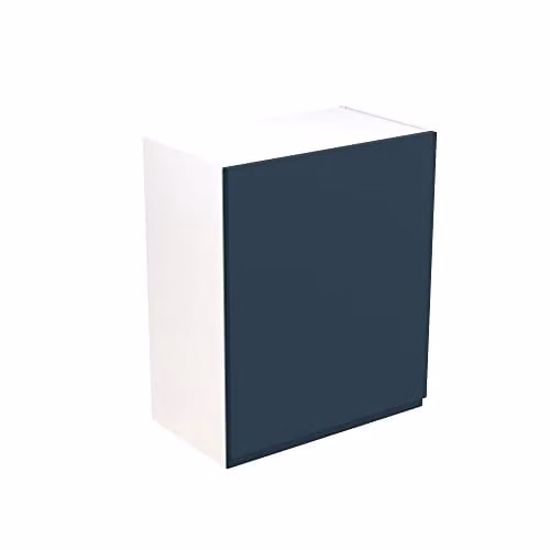 Kitchen Kit Indigo Blue Matt J-Pull Bridging Wall Cabinet, W: 60 cm, H: 72 cm – 1