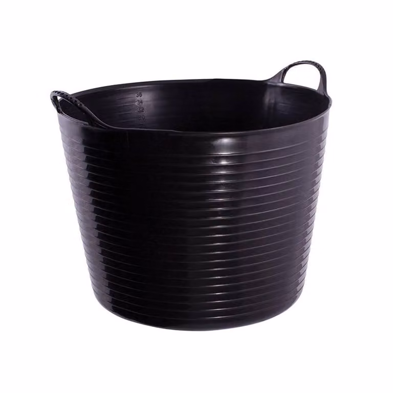 Red Gorilla Black Rubber Mortar Tub