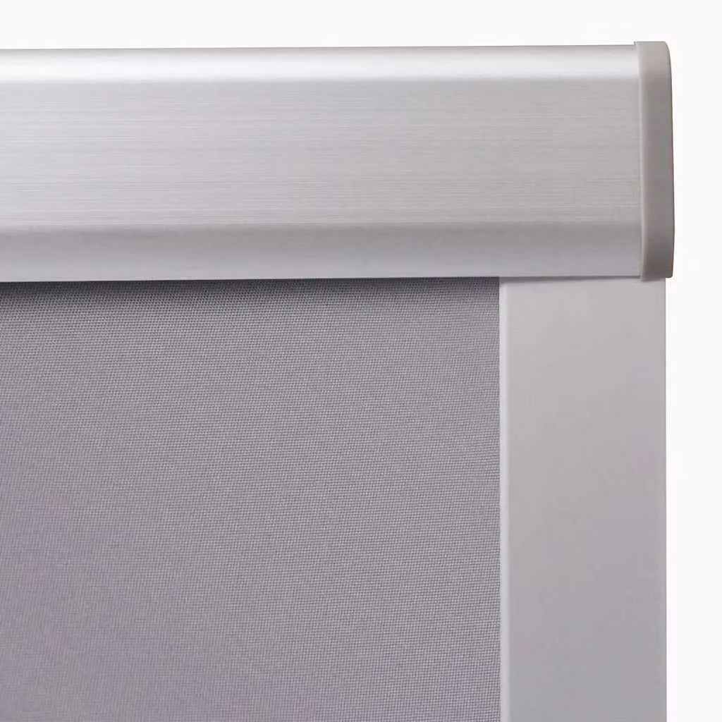Berkfield Home Grey Thermal Insulating Blackout Roller Blind – 2