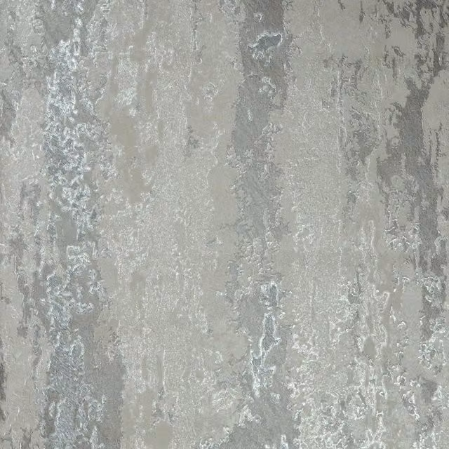 I Love Wallpaper Nova Abstract Metallic Wallpaper in Grey and Silver