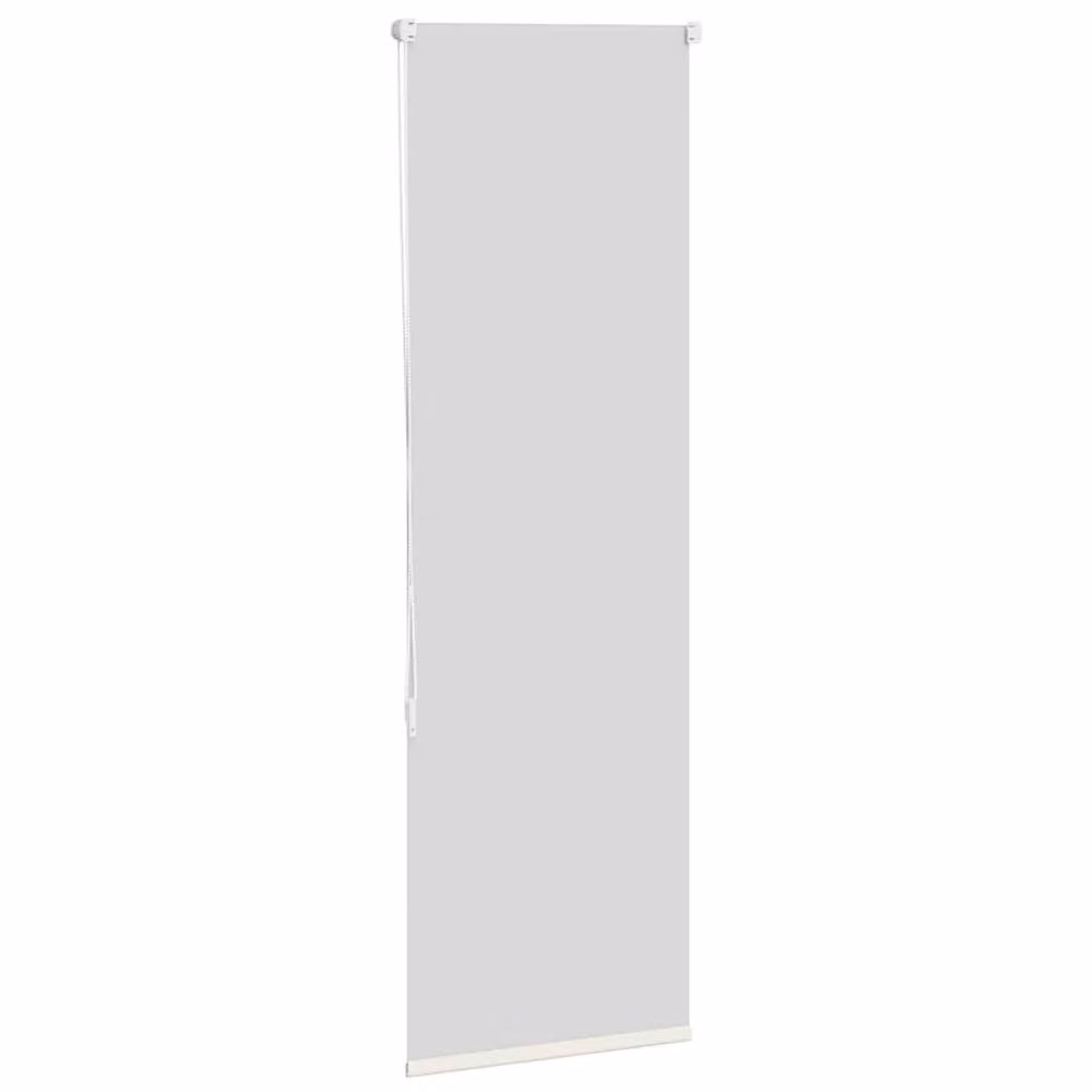 Berkfield Home Blackout Roller Blind in Light Grey, Thermal Insulating Polyester Fabric, W: 85 cm, H: 230 cm