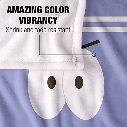 LOGOVISION White Fluffy Fleece Throw Blanket, W/D/H: 152 x 127 cm – 3