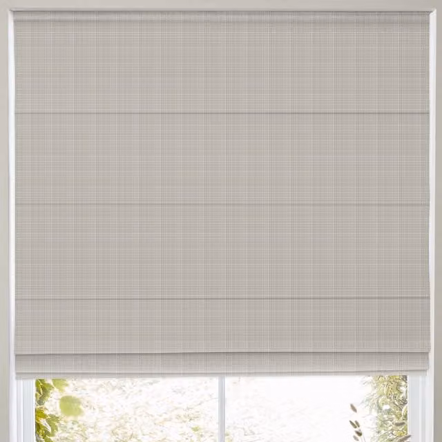 Sula Simply Collection Made to Measure Blackout Roman Blind in Grey Pewter Polyester