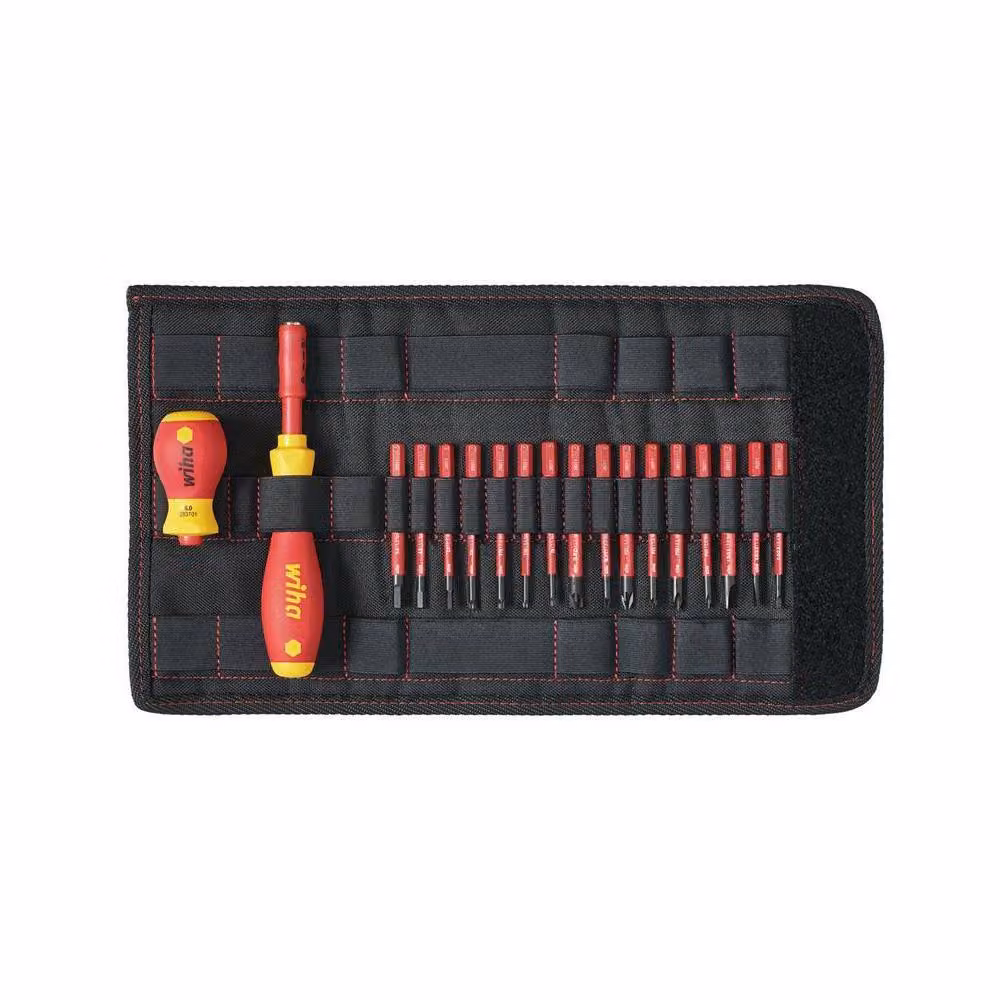 Wiha SoftFinish electric slimVario Screwdriver Set, 19 Piece, Red – 2