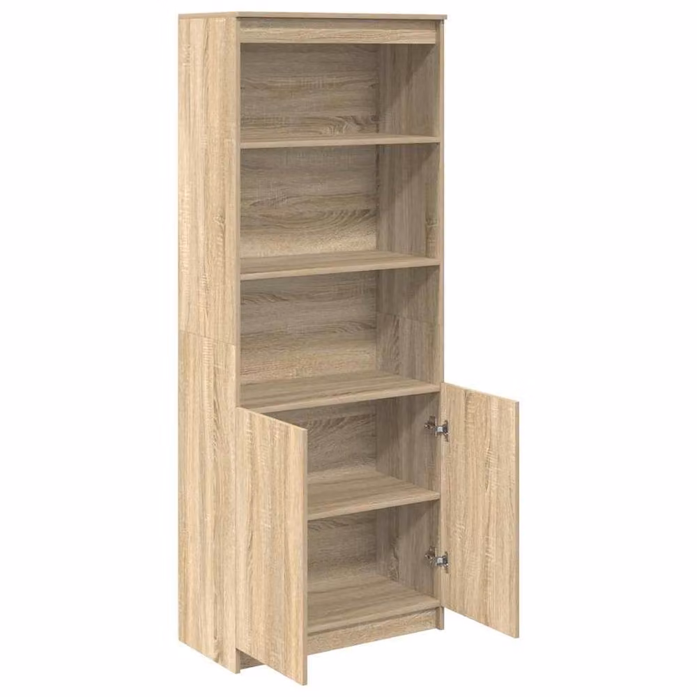Berkfield Home Sonoma Oak Highboard in Light Brown, W/D/H: 70 x 35 x 180 cm – 2