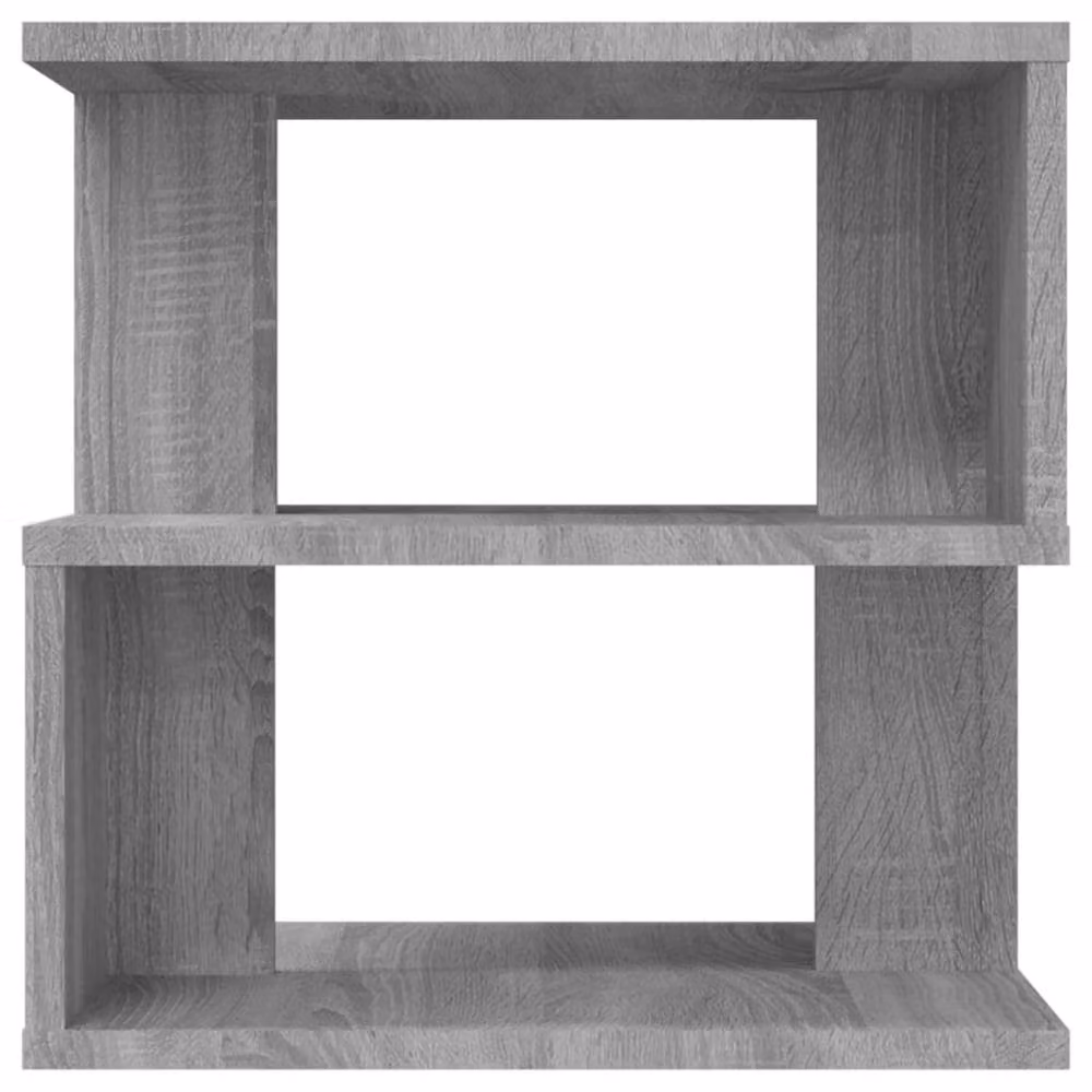 Berkfield Home Sonoma Grey Square Side Table, W/D/H: 40 x 40 x 40 cm – 3
