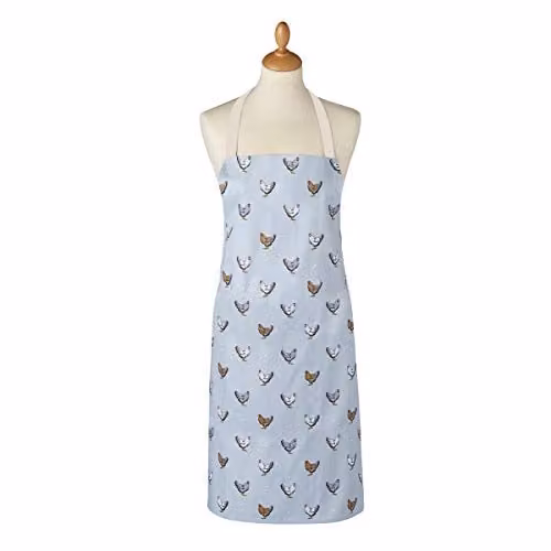 Cooksmart Waterproof PVC Apron in Blue for Kitchen and Cleaning – 1