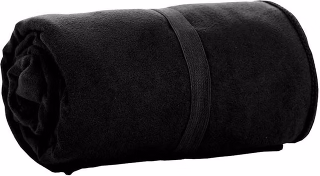 SOL'S Atoll Quick-Drying Microfibre Hand Towel in Black – 1