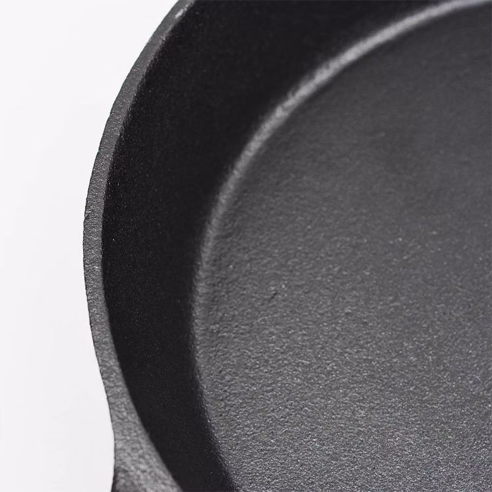 Toque Non Stick Cast Iron Round Frying Pan, Black, Diameter: 30 cm – 4