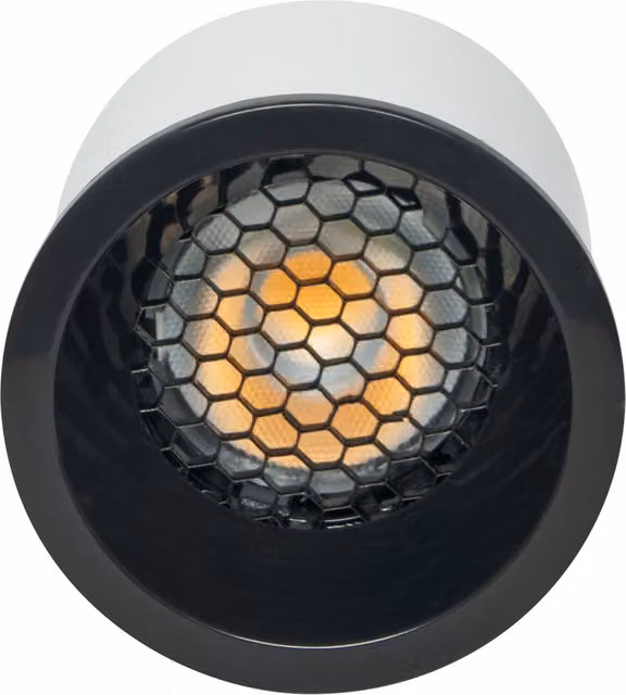 Litecraft 5W GU10 Dimmable Cool White LED Bulb with Reflector in Black