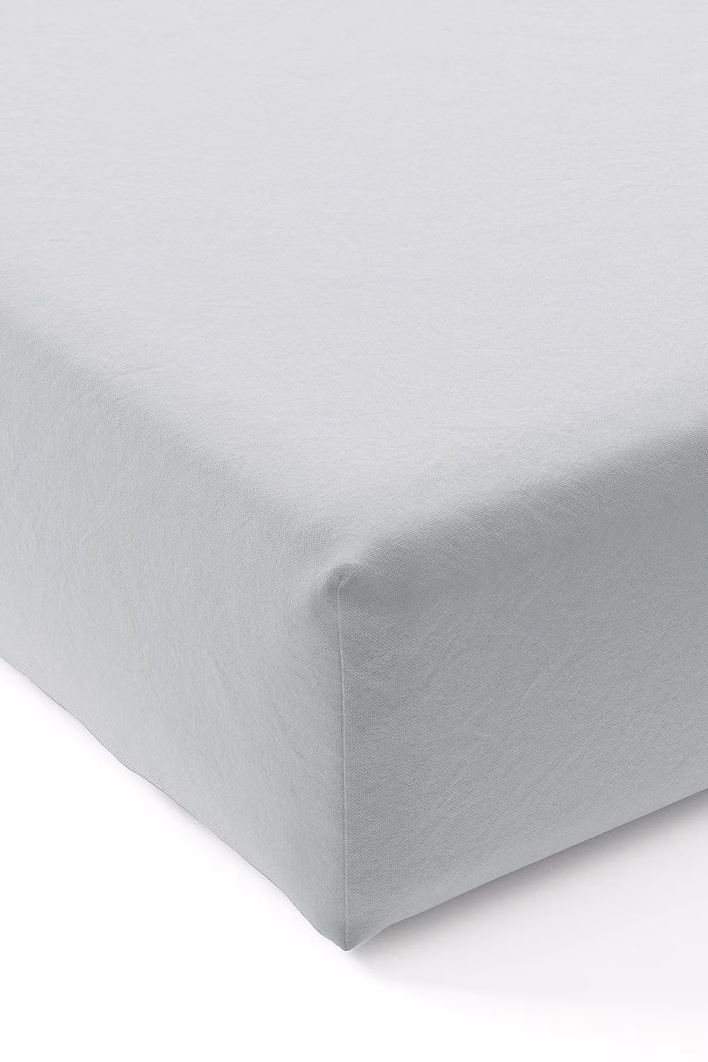 Helena Springfield Grey 200 Thread Count Cotton Percale Fitted Sheet and Pillowcase Set, W/D/H: 180 x 200 cm – 2