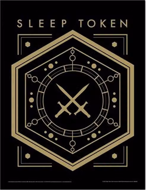 Sleep Token Veridian Multicolour Framed Paper Poster