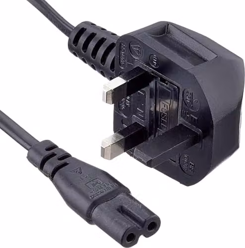 ShaniTech 2m C7 Fig 8 Power Cable, Black – 2