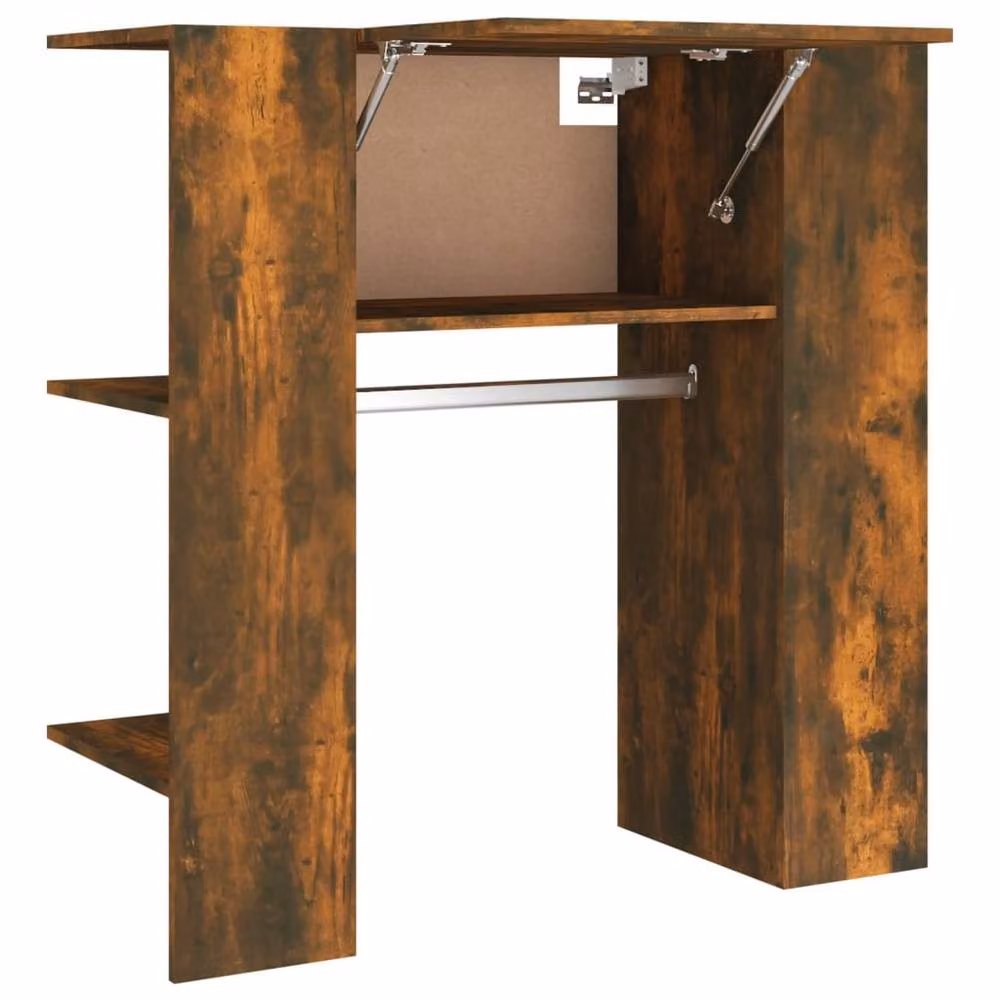 Berkfield Home Hallway Cabinet in Smoked Oak Brown, W/D/H: 97.5 x 37 x 99 cm – 2