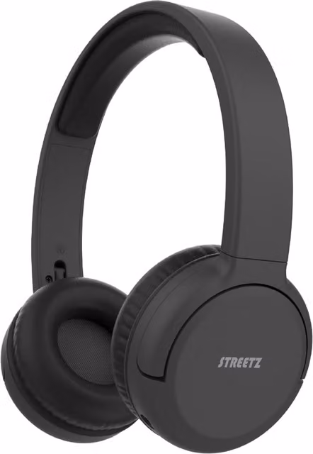 Streetz BT210 Wireless On-Ear Bluetooth Headphones - Black