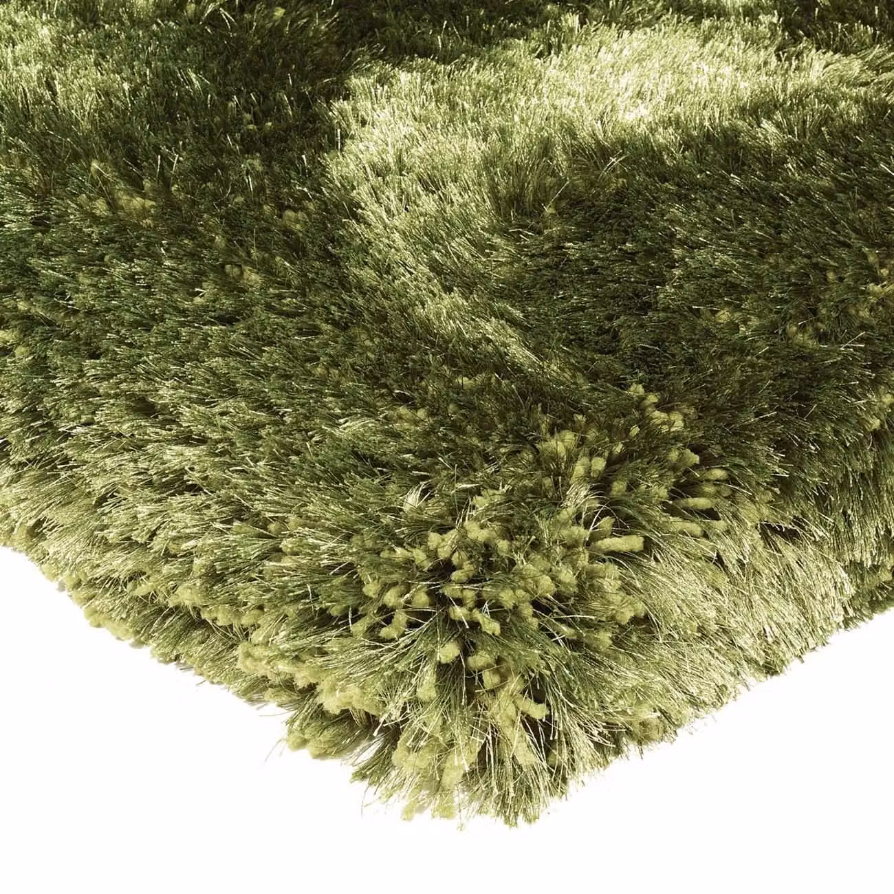 The Rug Shop UK Green Modern Plain Polyester Easy Care Area Rug W: 120 cm, D: 170 cm – 2