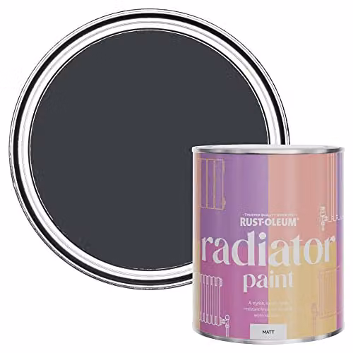 Rust-Oleum Matt Grey Radiator Paint, 750ml – 1