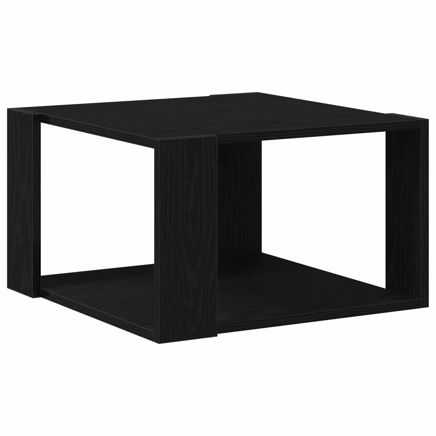Berkfield Home Black Oak Couch Table, W: 85 cm, D: 55 cm, H: 31 cm – 2