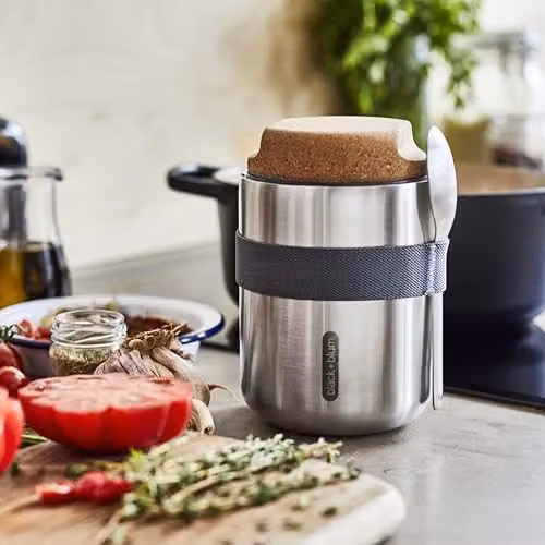 Black + Blum Insulated Stainless Steel Thermo Pot, 450 ml, Grey – 8
