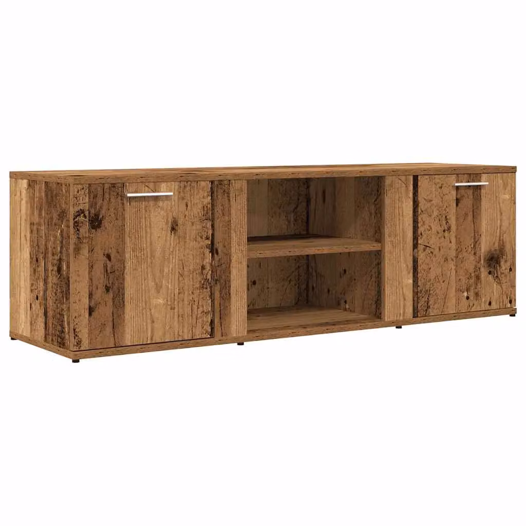 Berkfield Home Rustic Brown TV Cabinet in Engineered Wood, W/D/H: 120 x 34 x 37 cm – 2