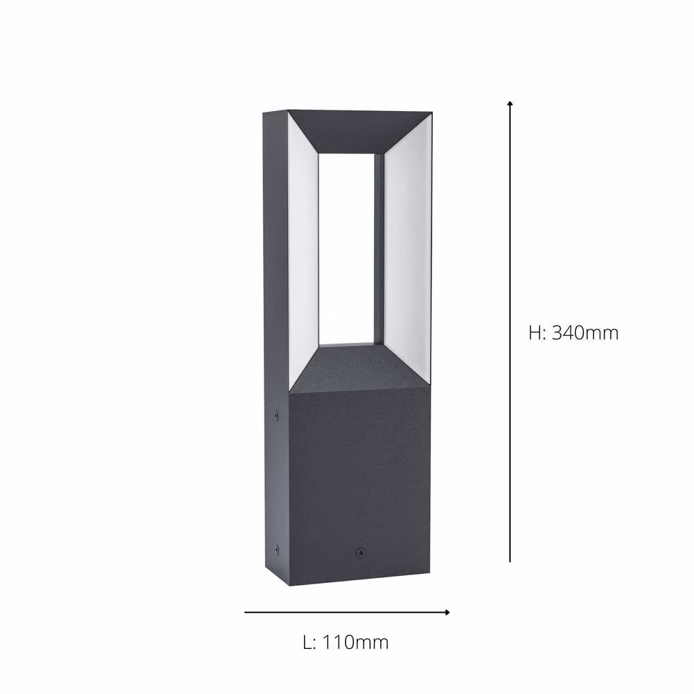 Eglo Riforano 1P44 Black Modern LED Outdoor Pedestal Floor Lamp – 2