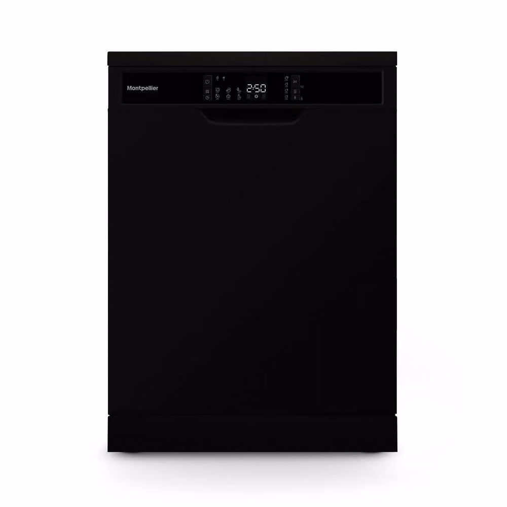 Montpellier Black Freestanding Dishwasher with 14 Place Settings and D Energy Rating – 3