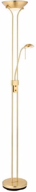 Netlighting Rome Mother & Child Floor Lamp in Satin Brass and Opal Glass – 1