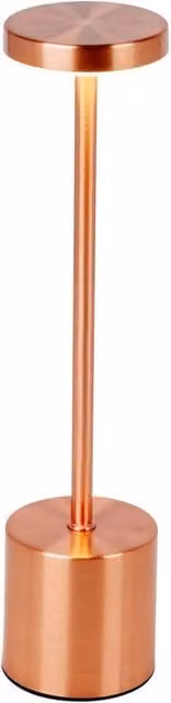 EONLION Copper LED Cordless Table Lamp with Touch Dimming and Warm White Light