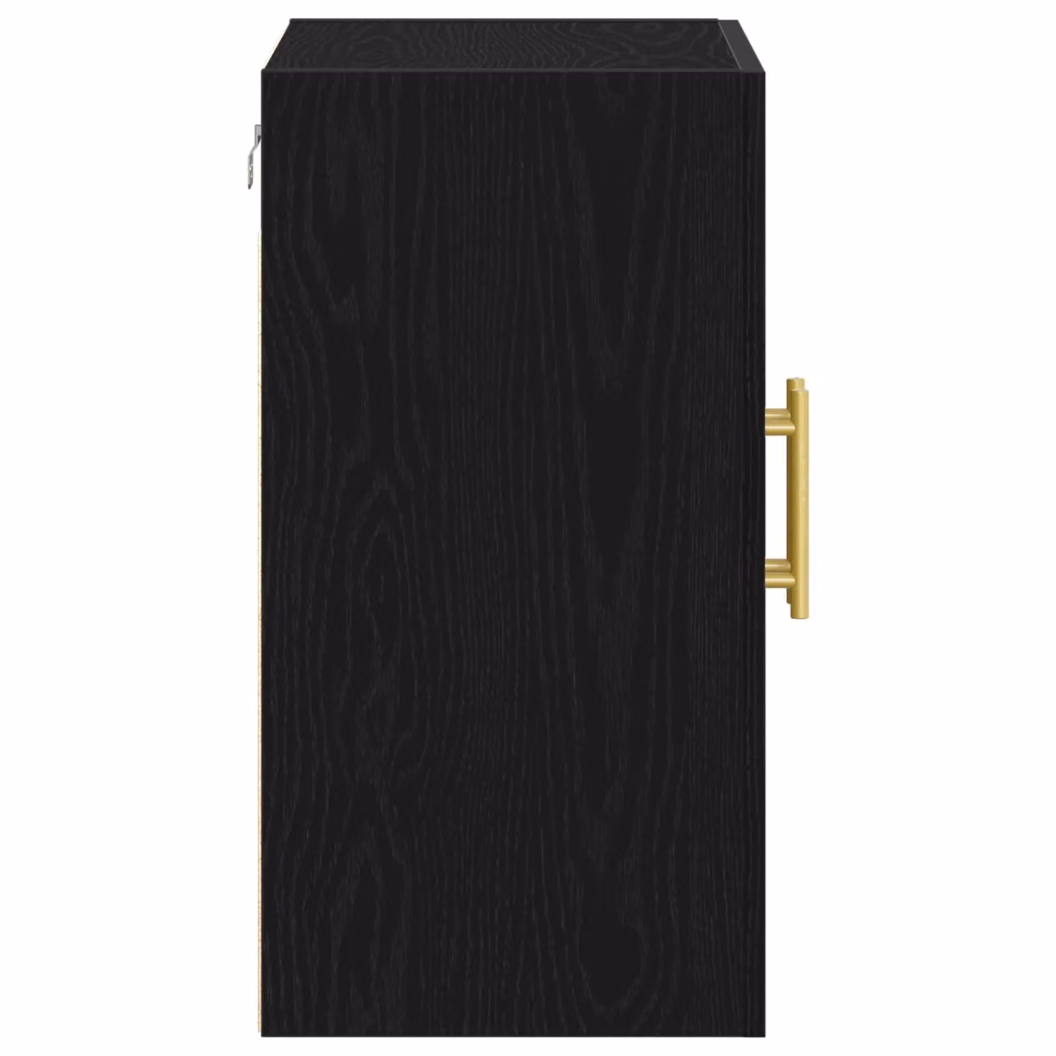 Berkfield Home Modern Wall Mounted Cabinet in Black Oak, W/D/H: 60 x 31 x 70 cm – 5