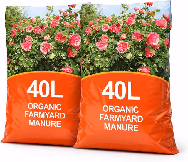 Simpa Essential Nutrients Farmyard Manure, 80 l, Dark Brown