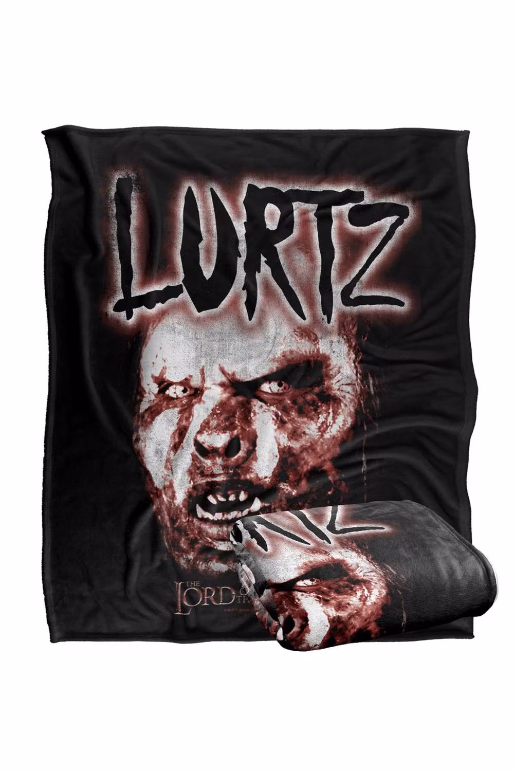 Warner Bros. Lord Of The Rings Evil Lurtz Super Soft Fleece Throw Blanket, Multicolour, W: 152 cm, D: 127 cm – 7