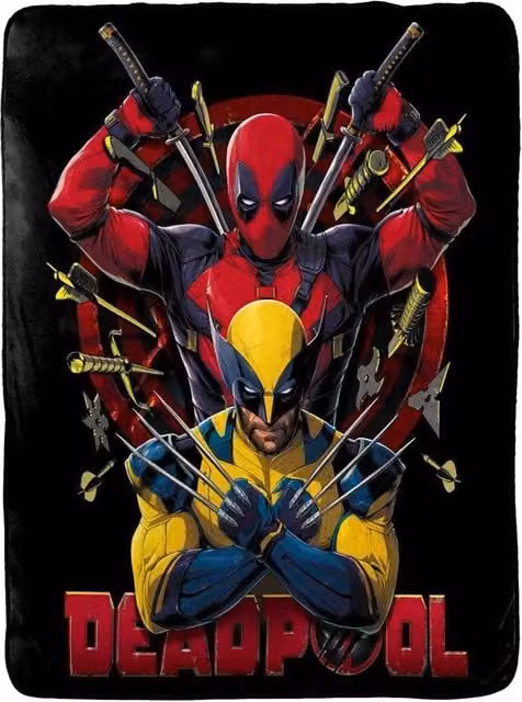 Marvel Multicolour Plush Polyester Throw, W/D/H: 150 x 100 x 1 cm – 1