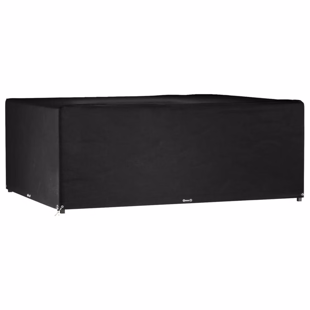 Berkfield Home Durable Rectangular Garden Furniture Cover with 16 Eyelets, Black, W/D/H: 278 x 204 x 105 cm – 2