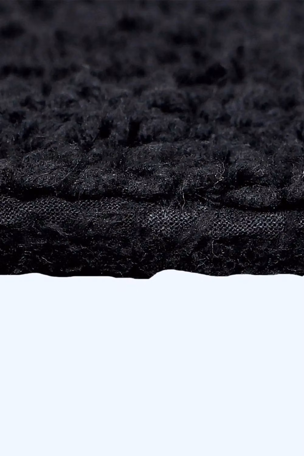 Homescapes Luxury Extra Large Reversible Cotton Bath Mat, Black, W/D/H: 70 x 120 cm – 3