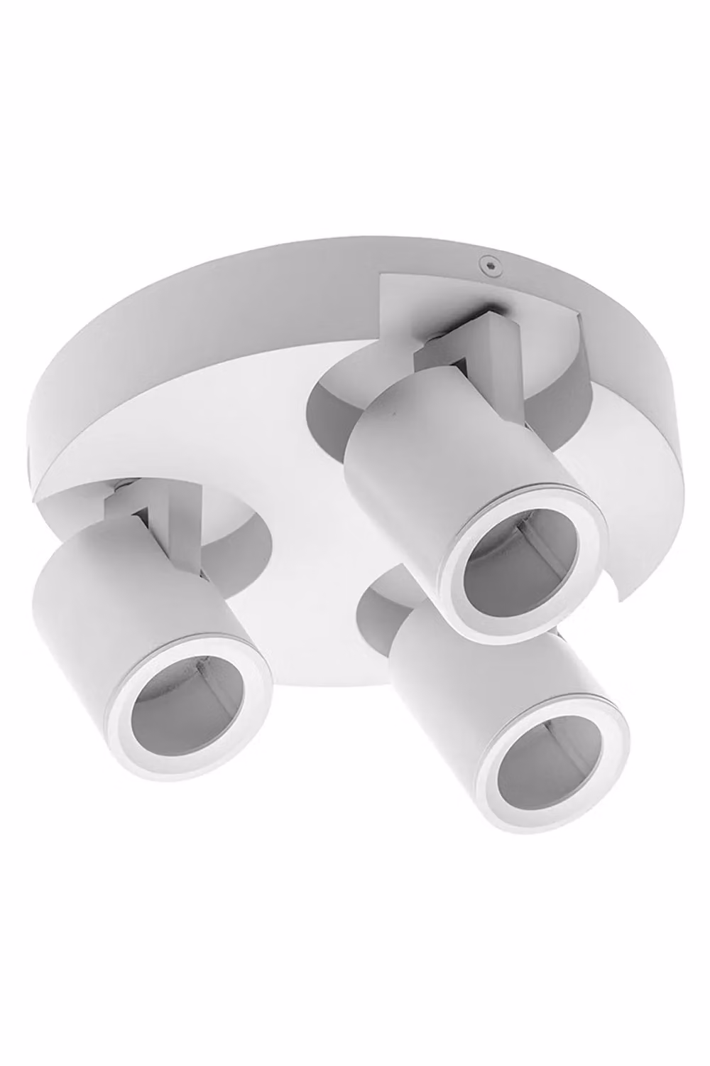 CGC Lighting Carla Triple Modern Cylinder Ceiling Spotlights in White – 2