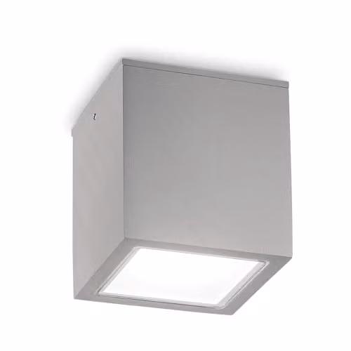 Ideal Lux Techo Big Surface Mounted Downlight, Grey, IP54