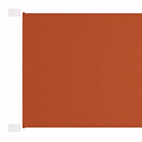 vidaXL Vertical Awning in Terracotta Oxford Polyester, W: 140 cm, D: 420 cm – 1