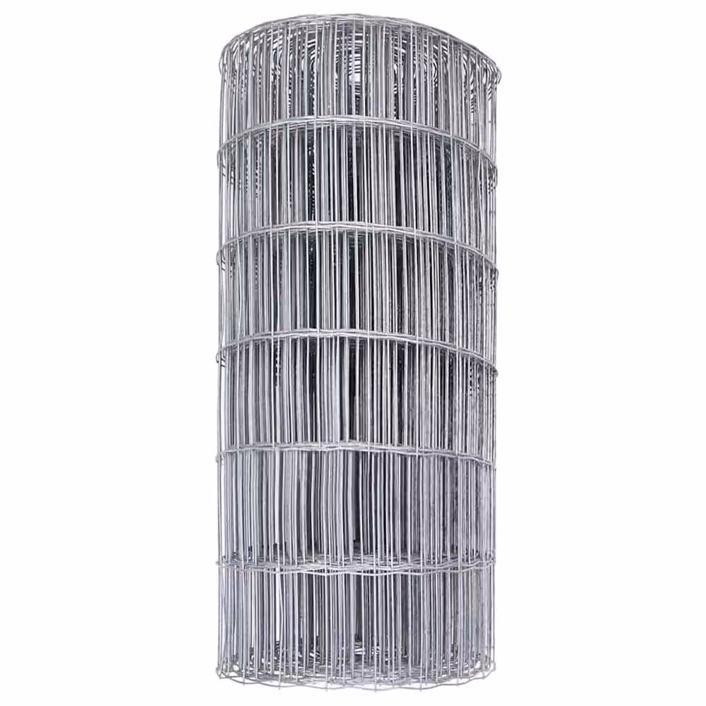 Berkfield Home Euro Fence Galvanised Steel in Grey, 0.4 x 50 m – 3