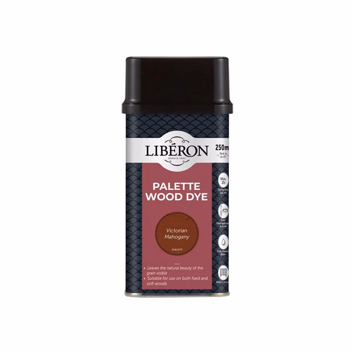 Liberon Palette Water Based Wood Dye in Victoria Mahogany, 250ml – 2
