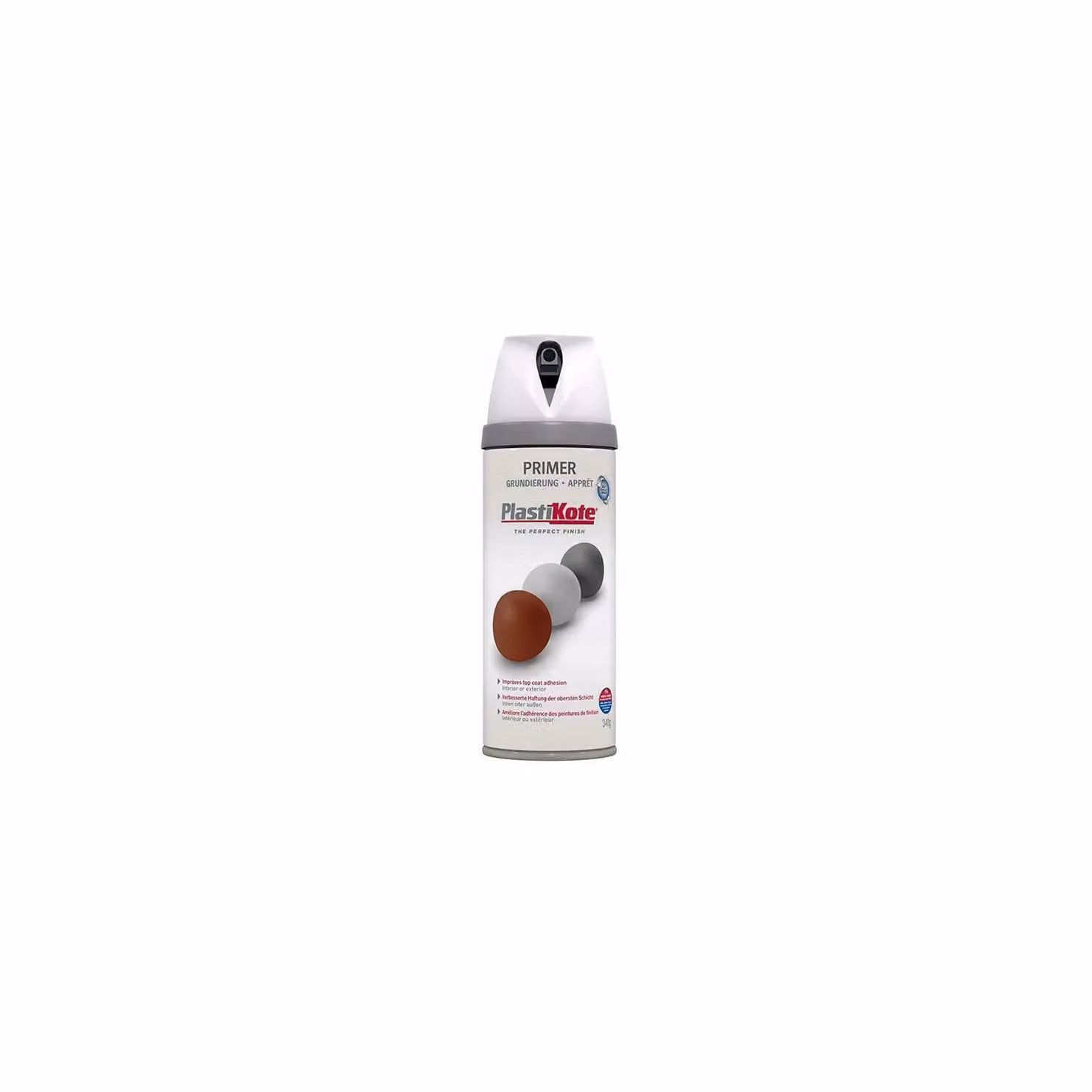Plastikote Twist & Spray White Plastic Bonding Primer 400ml – 2