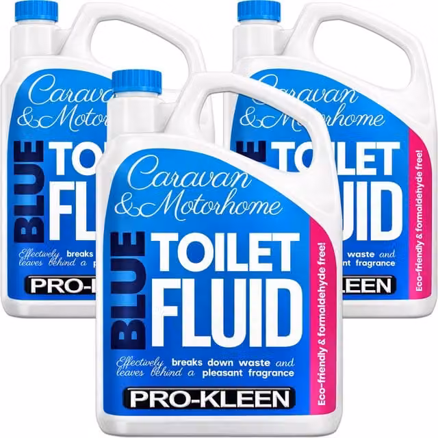Pro-Kleen Blue Toilet Chemical Fluid Cleaner Solution