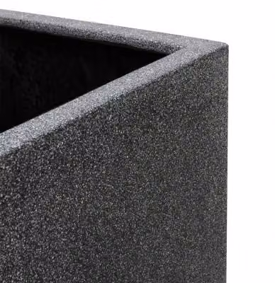 Primrose Black Poly-Terrazzo Square Cube Planter for Outdoor Gardens W: 30 cm x D: 30 cm x H: 30 cm – 2