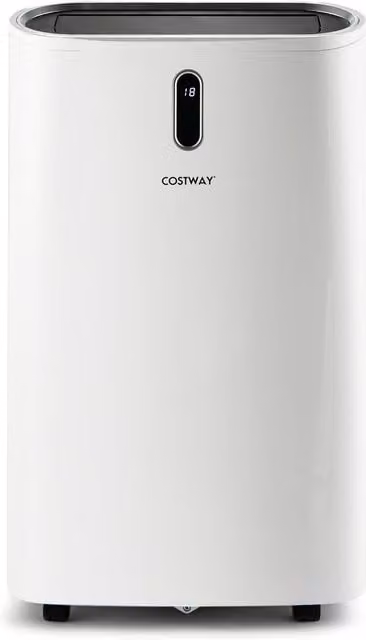 Costway 12000BTU Monobloc Mobile Air Conditioner with App Control, Remote Control and Timer, White